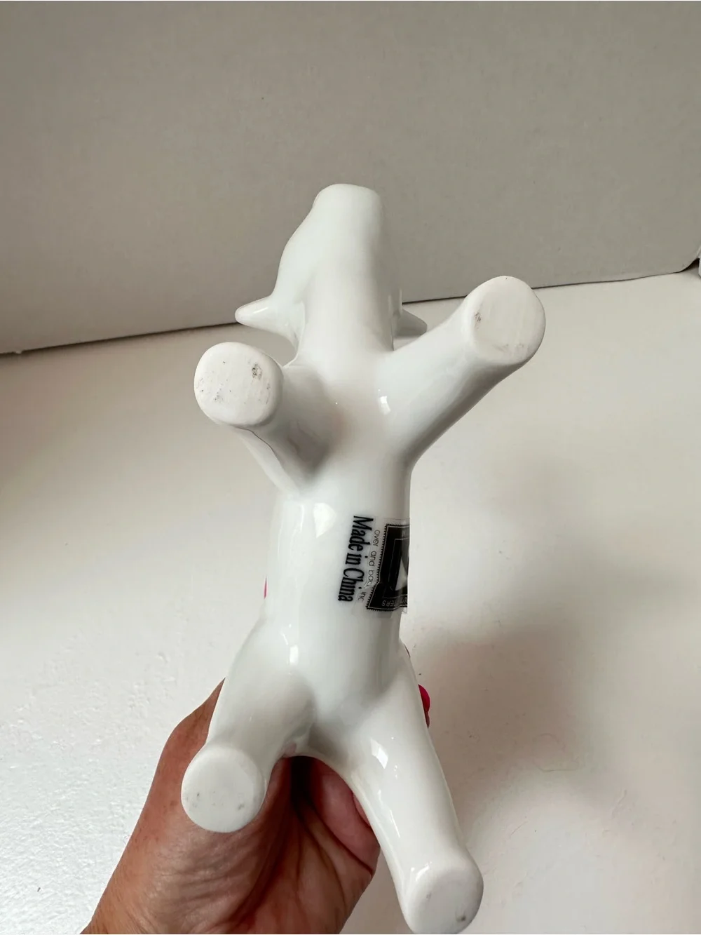 White Ceramic Cow Creamer
